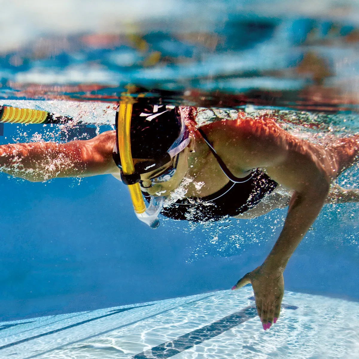 Finis Centersnorkel (Gul)