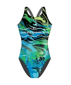 Ganløse Svømmedragt Bladeback Front