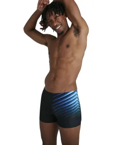 Speedo Placement Aquashort - Herrer (Sort/Turkis)
