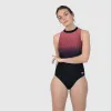 Speedo Placement Hydrasuit Badedragt Sr. (Sort/Rød)