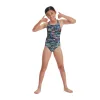 Speedo Allover Medalist (Sort/Multifarvet) - Piger
