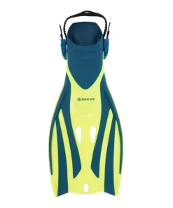 Aqua Lung FIZZ dykkerfødder til voksne (Gul/Petrol)