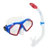 Aqua Lung Hawkeye Duetto Snorkelsæt til voksne (Blå/Rød)
