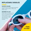 Finis Smart Goggle Kit (Røgfarvet/Hvid)