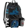 TYR Big Mesh Mummy Bag/Svømmenet 40L (Sort/Hvid)