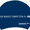 Speedo Silicone badehætte - Pernille Blume - (blå/hvid)