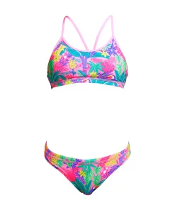 Funkita Jungle Party – Racerback Bikini – Piger - 128 cm