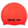Arena Classic Silicone Badehætte (Fluo red-Black)
