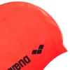 Arena Classic Silicone Badehætte (Fluo red-Black)