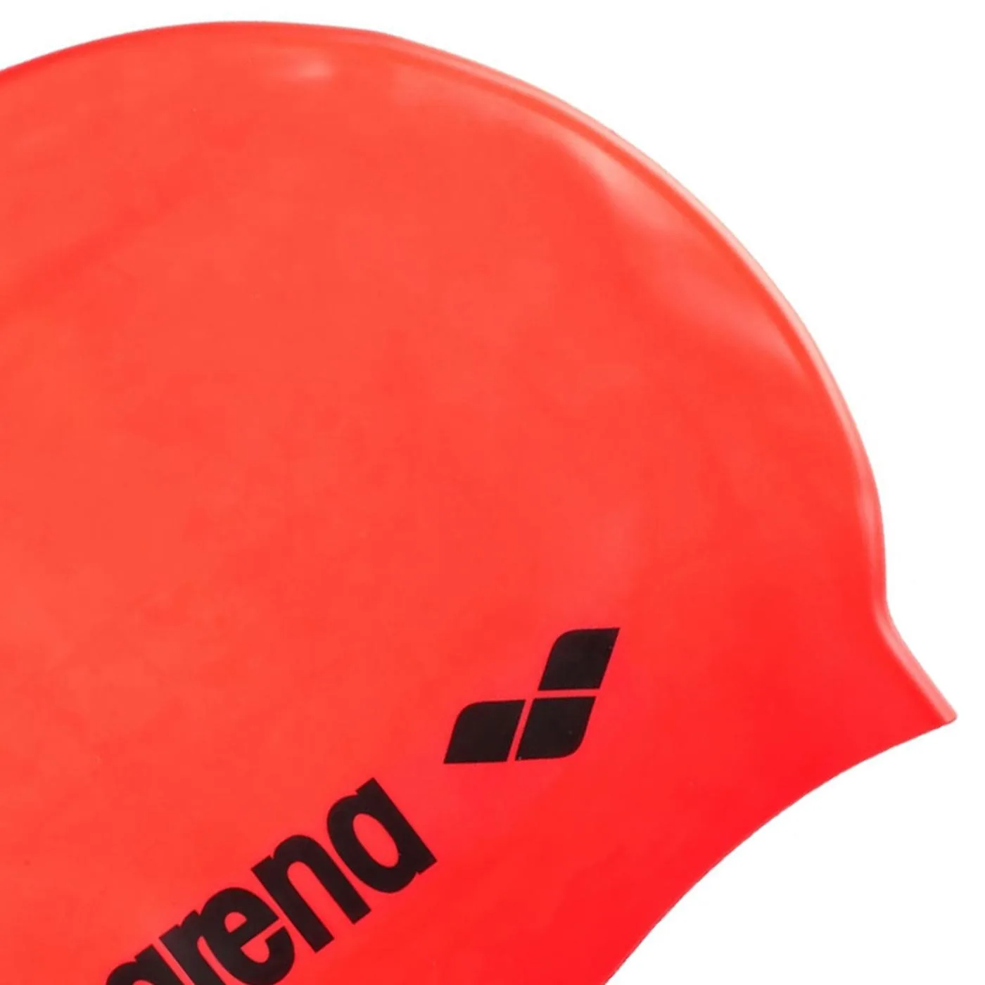 Arena Classic Silicone Badehætte (Fluo red-Black)