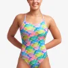 Funkita Pastel Porpie badedragt – Diamond Back – Damer