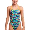 Funkita Big Bronto badedragt – Single Strap – Piger