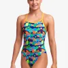 Funkita Big Bronto badedragt – Single Strap – Piger