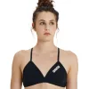 Arena Team Solid Tie-Back Bikini Top