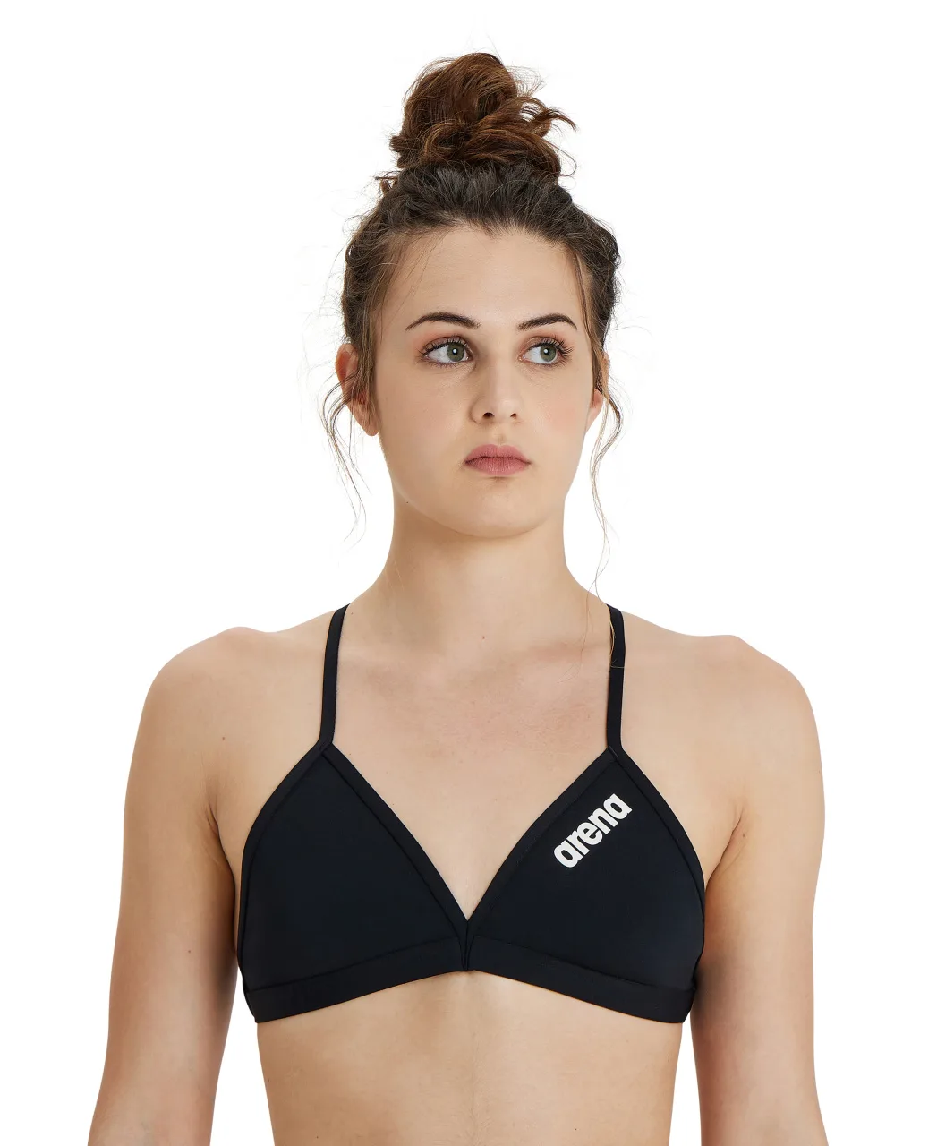 Arena Team Solid Tie-Back Bikini Top