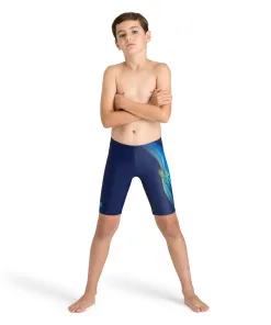 Arena Parrot Jammer - Drenge (Navy/Multi Colour)