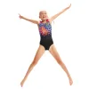 Speedo Digital Placement Splashback (Black/Pink) - Piger