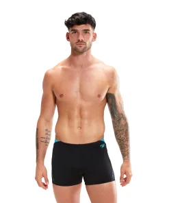 Speedo Hyper Boom Splice Aquashort (Black/Blue) - Herrer
