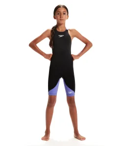 Speedo Fastskin LZR Ignite Kneeskin (Black/Purple) - Piger