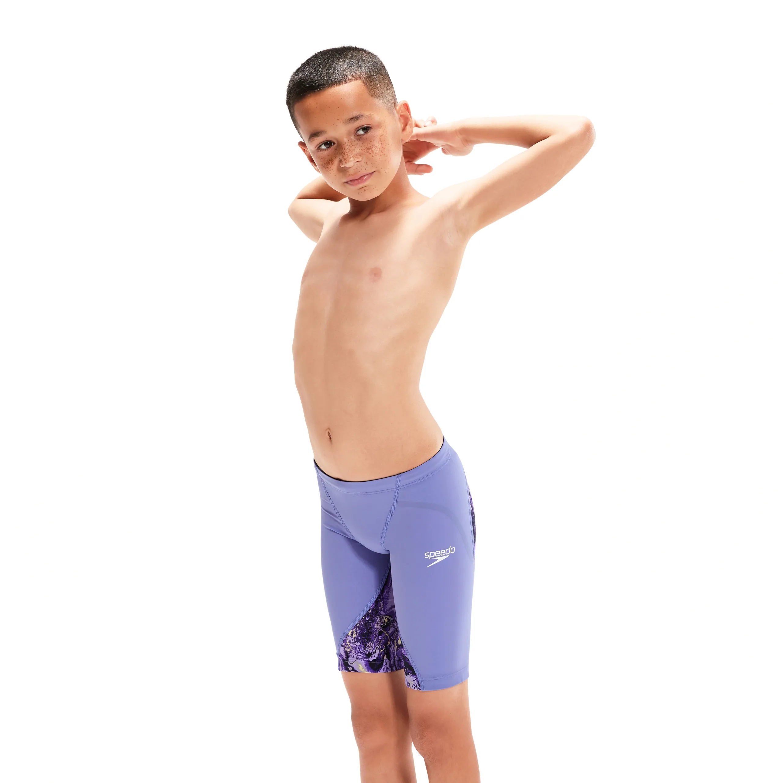 Speedo Fastskin LZR Ignite Jammer (Purple/Navy) - Drenge