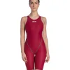 Arena Powerskin ST NEXT Open Back (Deep Red) - Damer Arena konkurencedragt Arena stævnedragt