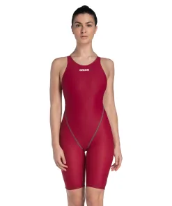 Arena Powerskin ST NEXT Open Back (Deep Red) - Damer Arena konkurencedragt Arena stævnedragt