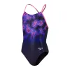 Speedo Placement Lane Line Back Badedragt til piger