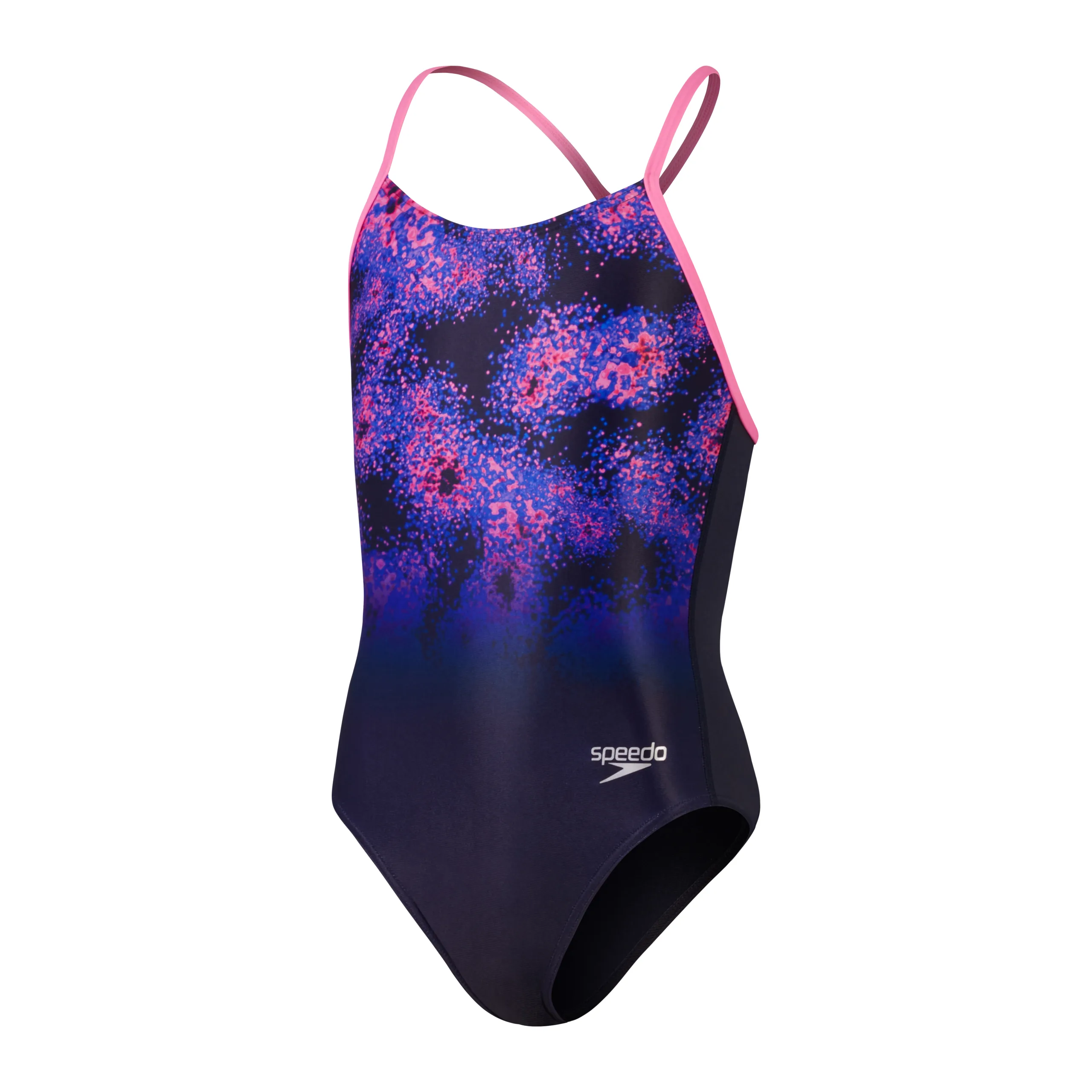 Speedo Placement Lane Line Back Badedragt til piger