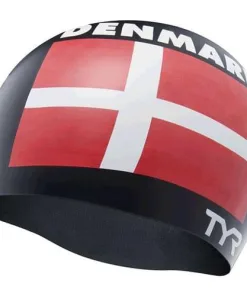 TYR Dannebrog Silicone Badehætte