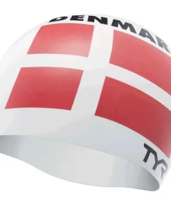 TYR Dannebrog Silicone Badehætte